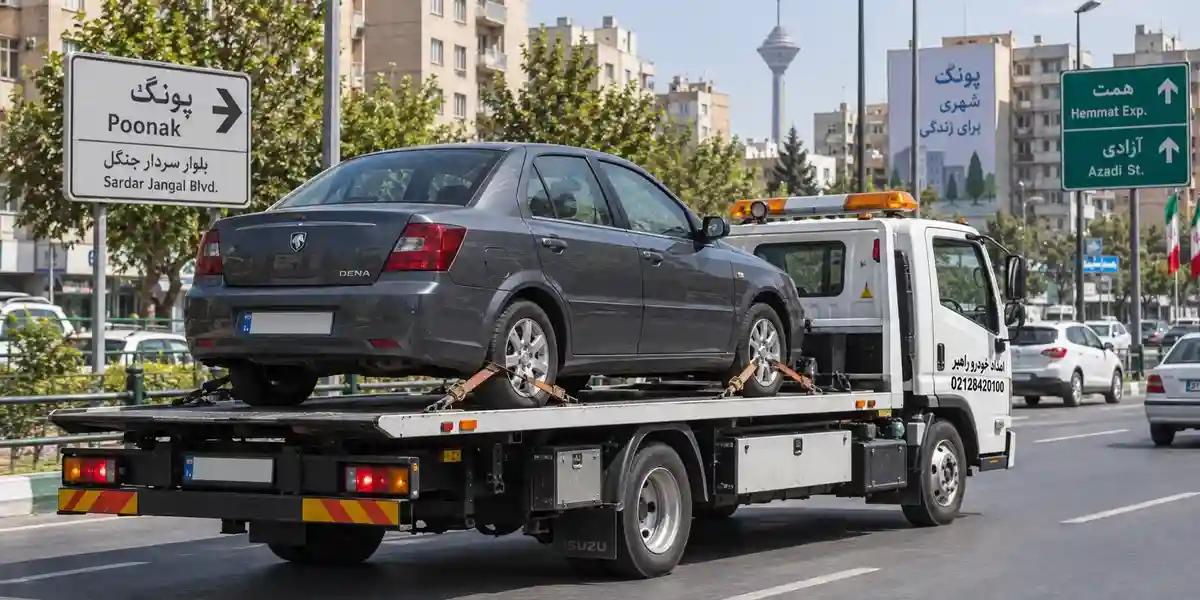 خودروبر پونک برای حمل خودرو در تهران