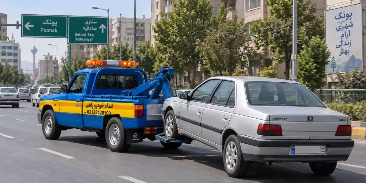 نیسان یدک کش پونک در تهران